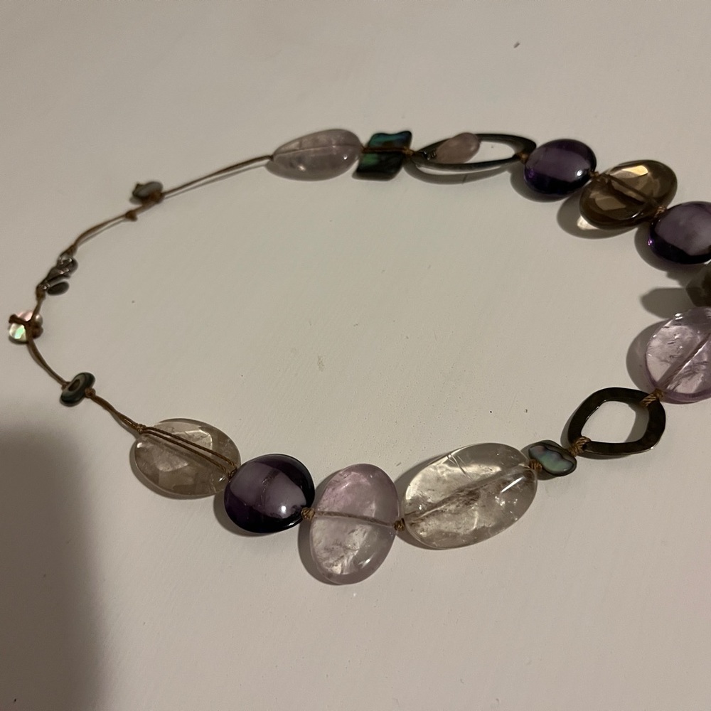 N2104 Retired Silpada Amethyst Necklace